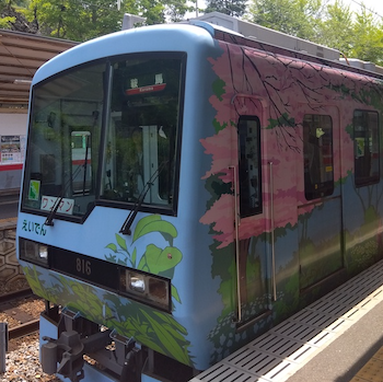 叡山電車のワンマンカー